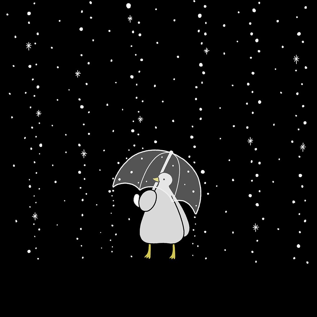 星の雨
#アヒルライフ #イラスト 