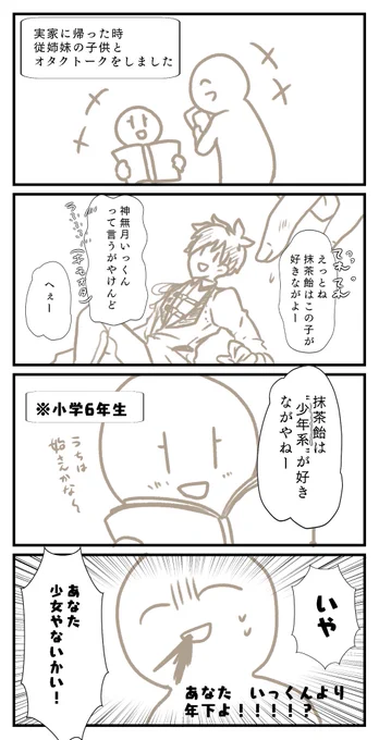 最近の子は 我ら大人のオタクと思考が一緒なんだねっていう漫画 