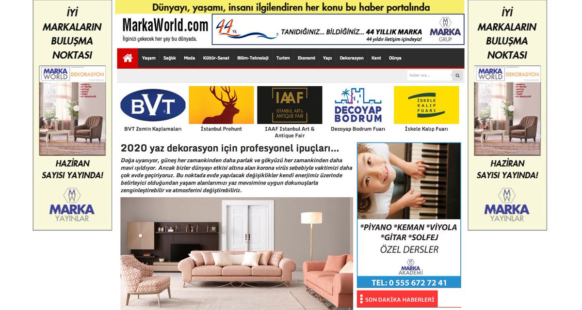 2020 yaz #dekorasyon için profesyonel ipuçları…
#Loda #Mobilya 
markaworld.com/2020-yaz-dekor…
<a href="/lodamobilya/">Loda Mobilya</a>