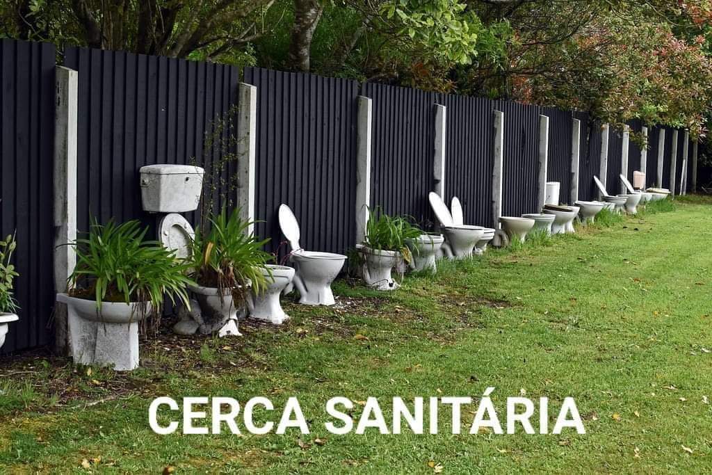 Isto sim.. Uma cerca sanitária como deve ser..