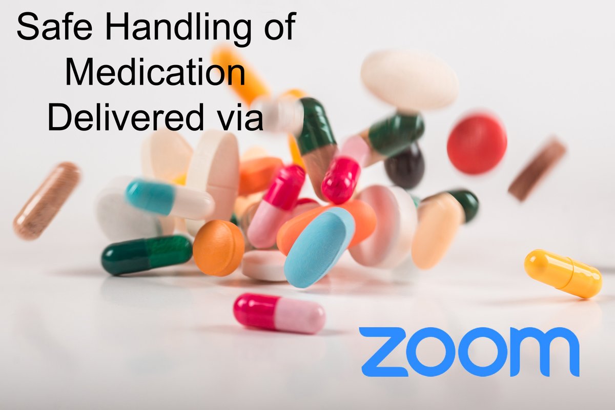 MiteraTraining's tweet photo. Medication Courses Being Delivered by Zoom - https://t.co/g8NyZLl8Da https://t.co/lOocAw3FBn
