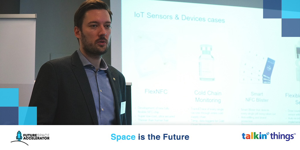 FutureSpaceAcc's tweet photo. At @FutureSpaceAcc DemoDay @aergenium of @Airbus Poland said this about #TalkinThings: "They created an end-to-end solution for #IoT with potential for #aerospace in terms of tracking which is fundamental." ✈️ More about #aerospace &amp; #spacetech in #CEE: https://t.co/2WqMDfdtwN https://t.co/dkPVV0GCOW