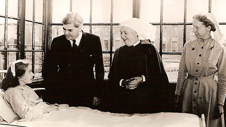 #OnThisDay, in 1948, the largest single-payer healthcare system in the world, the NHS, was founded. The first person to be treated in an NHS hospital was 13-year-old Sylvia Diggory, at Park Hospital (now Trafford General Hospital) in Manchester.