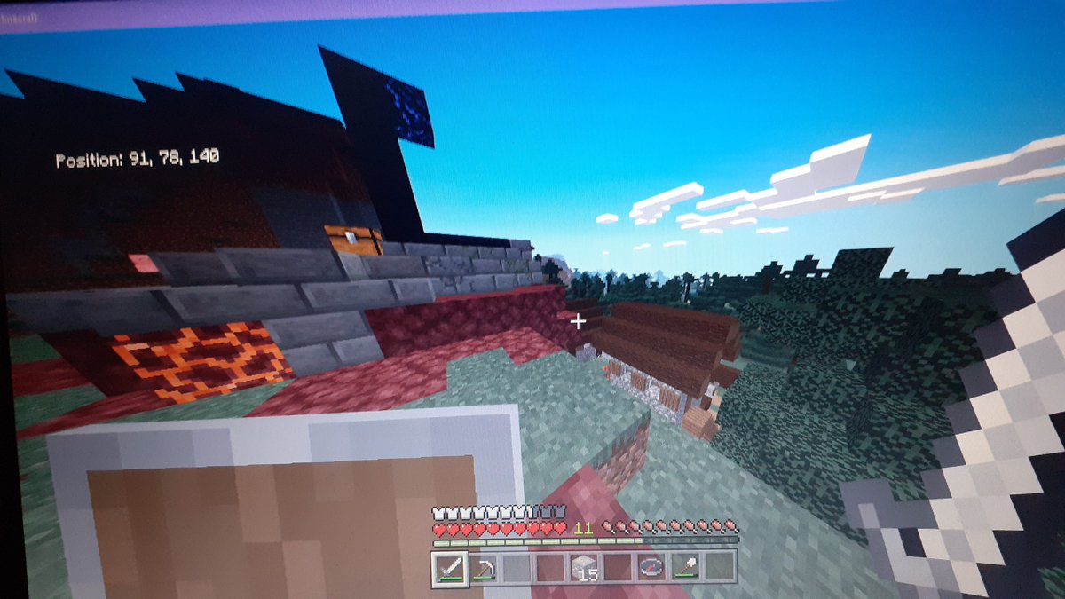 E8Real's tweet image. Ah yes my first portal thingi in 1.16 hehe