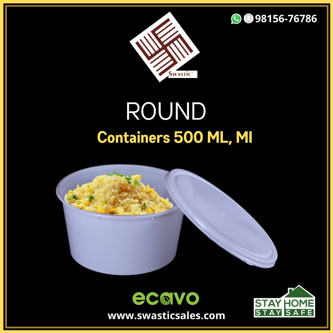 swasticsales's tweet image. Round Containers..
Size: 500 ML MI, 500 ML XL, 675 ML, 1000 ML

#swasticsales #ecavo #roundcontainers #container #gogreen #buynow #products #eathealthy #foodpackaging #ordernow #ludhiana

Contact Us: +91 98156-76786
For more details click here: bit.ly/3gOFQ8L
