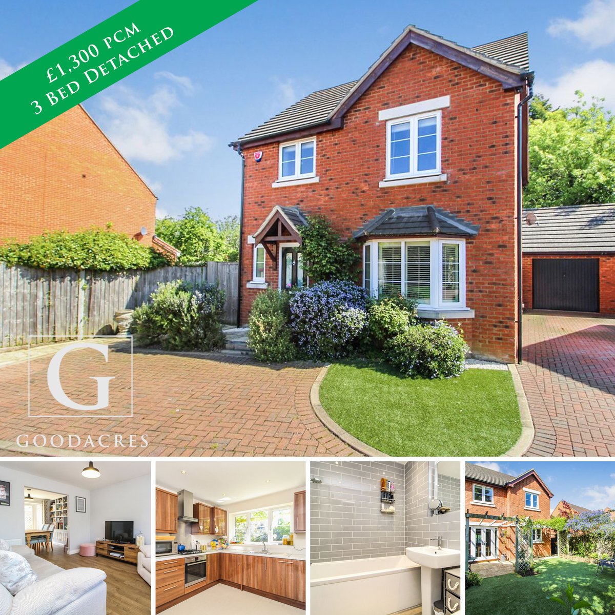 AVAILABLE TO LET | Stylish 3 bedroom detached family home situated in a gorgeous secure gated development of 'The Old Apple Yard' in #Harrold #Bedfordshire
£1,300 pcm ow.ly/cRdF50Agksq