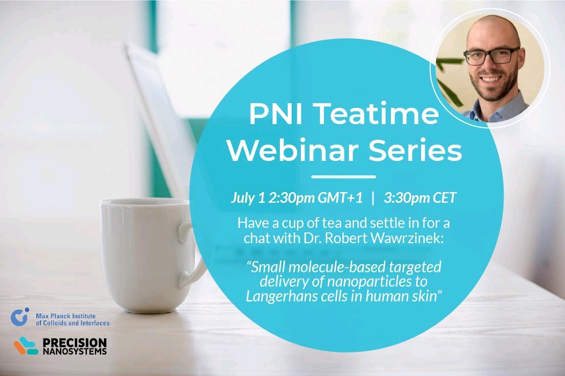 I'll be giving a webinar at @PrecisionNano next Wednesday (01/07/20) at 3:30 pm. Feel free to join in and learn about our #Langerhans cell-specific delivery system: precisionnanosystems.com/pni-teatime-we…