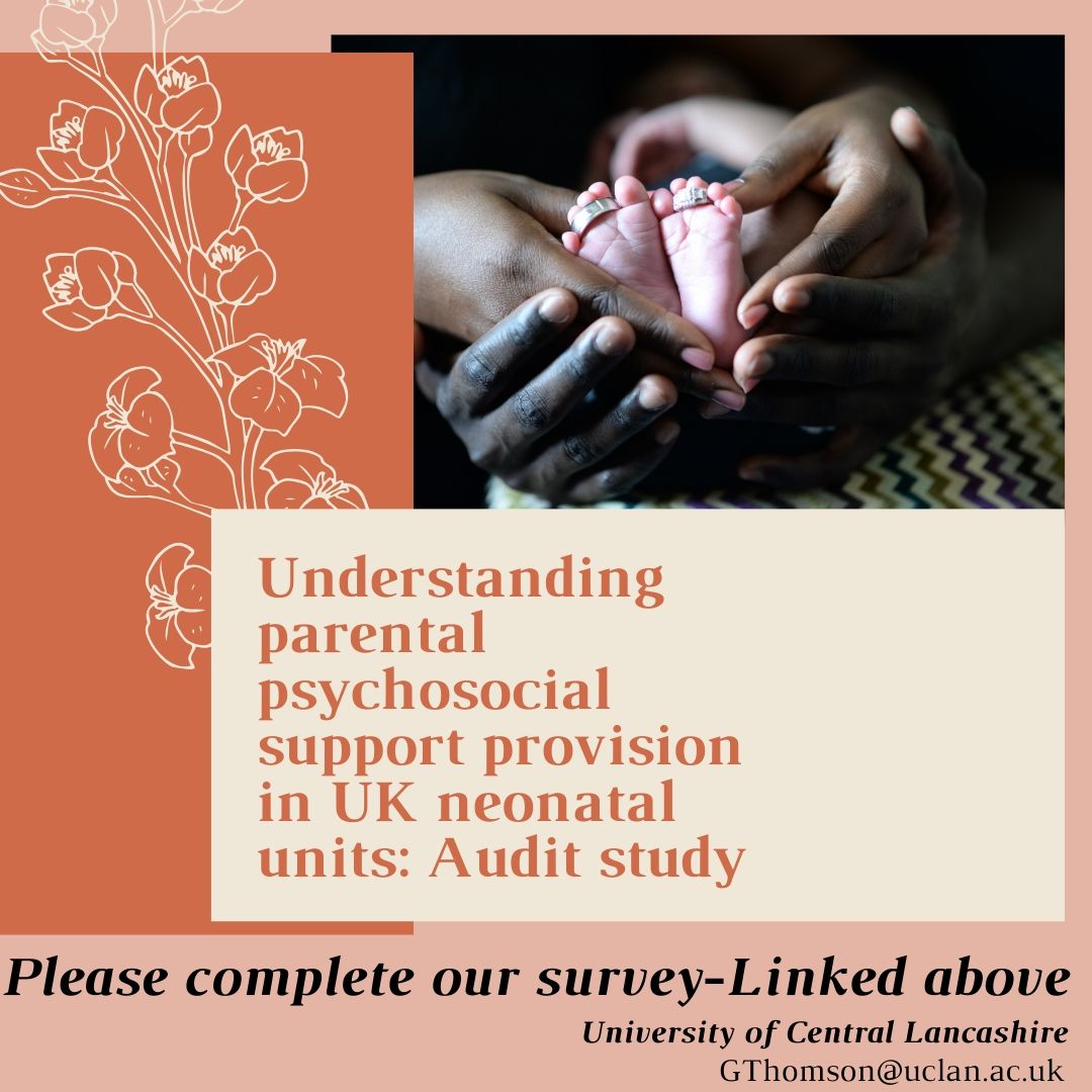 UK audit survey for neonatal units https://t.co/XpKMyY2snr please share with your networks and colleagues, we are keen to hear from all units in the UK. @gill_thomson @UCLanMidwifery @UCLan https://t.co/CQi1wnb1AT
