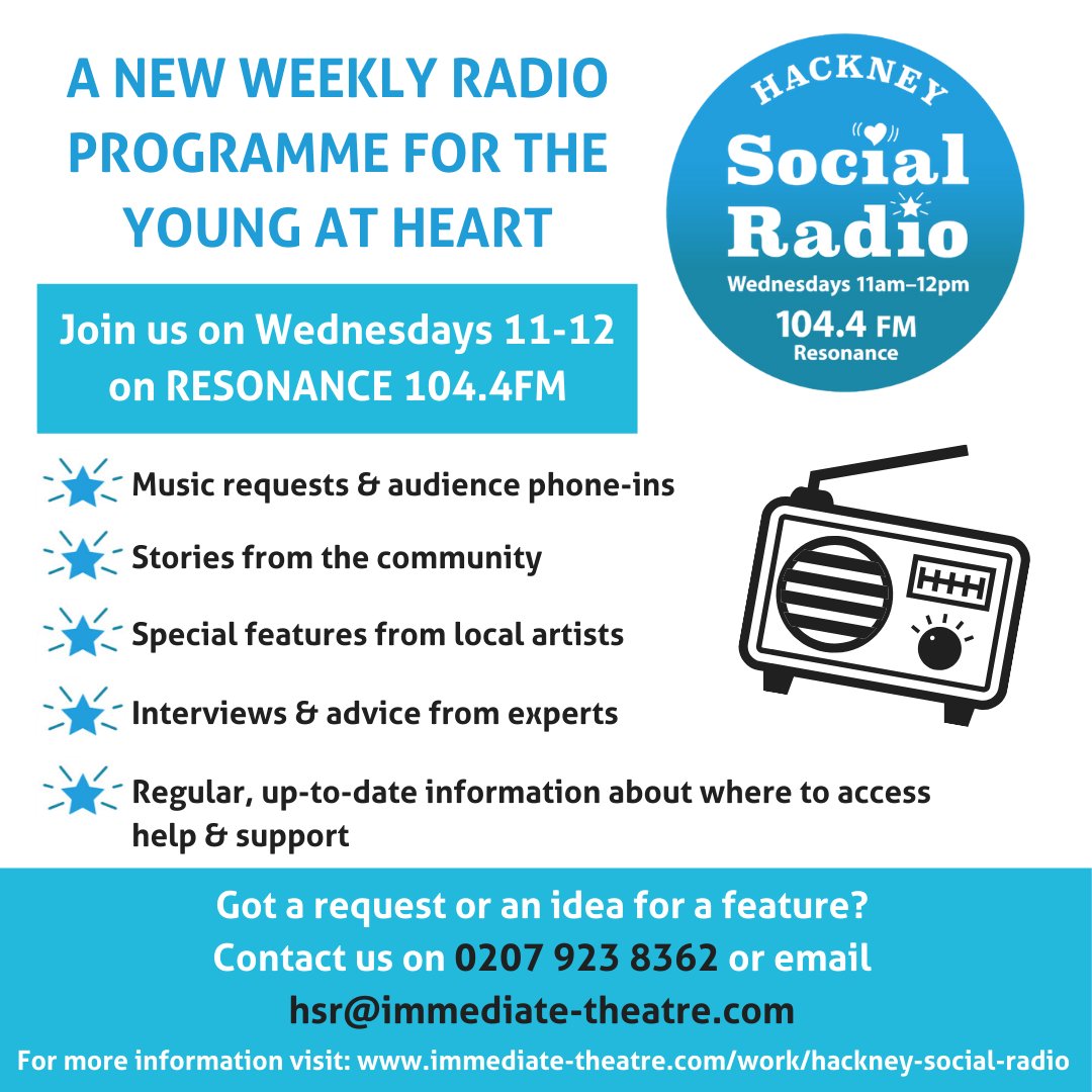 LoveHackney's tweet photo. Just minutes away from the launch of Hackney Social Radio, kicking off with a Windrush special! Listen in and show your support!
@Immediate_T
Hosted by @ResonanceFM 104.4FM
FIND OUT MORE & LISTEN HERE: https://t.co/hHnu0aAXuQ
#HackneyWindrushFest #windrush #hackney #Radio https://t.co/yG7ssHcutm