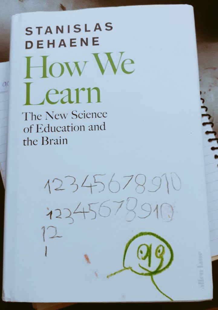  @StanDehaene's book uses real life examples and case studies to debunk many of the myths related to learning and education. Many of his insights are quite counter-intuitive (or at least go against the traditional understanding). Need to devote a separate thread for this book.