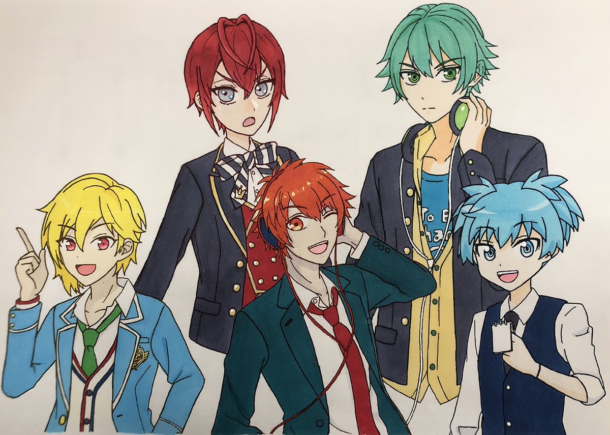 マーリー Twitter પર 自己紹介用に描きました あんスタ ツイステ うたプリ 喧嘩番長乙女 暗殺教室