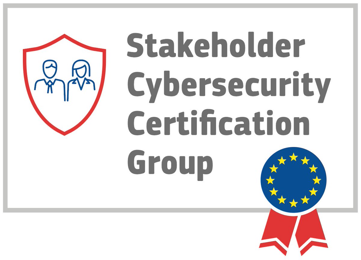 enisa_eu's tweet photo. A big step today in boosting trust among consumers for ICT products &services with the kick-off of the 1st stakeholders #cybersecurity #EUcertification group meeting
The SCCG is helping push forward the EU cybersecurity certification framework https://t.co/fxUN3FBrB9 #EUCyberAct https://t.co/NMZE2cnwVd