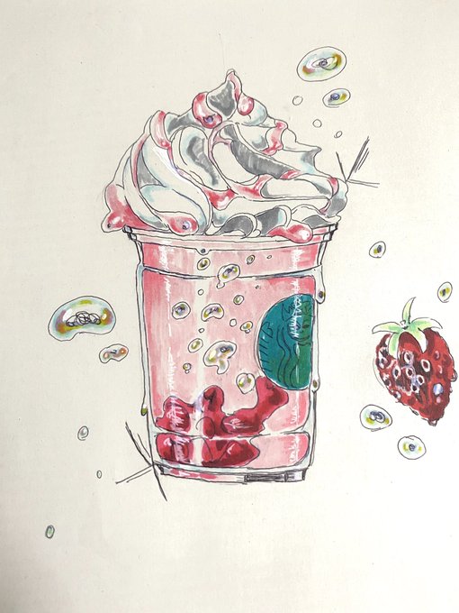 シュワっとイチゴフラペチーノのtwitterイラスト検索結果 シュワっとイチゴフラペチーノのtwitterイラスト検索結果