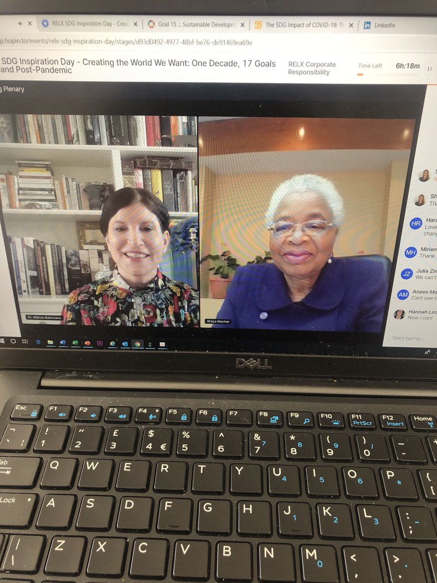 We are so honoured to welcome Graça Machel to our SDG Inspiration Day #sdginspiration