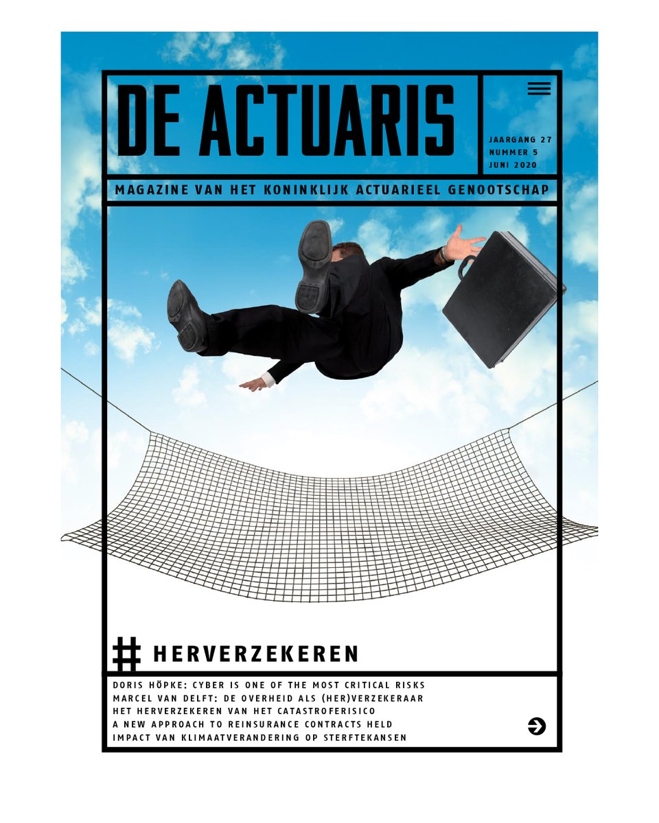 Is diversification the key to surviving a crisis? lnkd.in/dvmxbju Read about #reinsurance in the latest edition of #DeActuaris #mustread #crisis #covid19