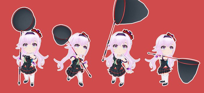 虫取り網が似合うお嬢様?
#ピノの自由帳 