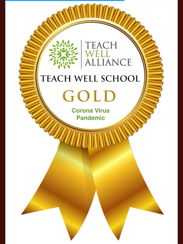 We are proud to announce that we have been awarded the Teach Well Alliance Gold Award to celebrate that our school is taking care of the physical and mental wellbeing of our staff&amp;students during the Coronavirus pandemic.🏅🌟😀
teachwellalliance.com/school-awards @AETWellbeing @AETAcademies