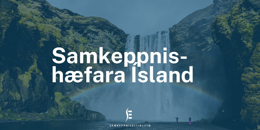 "...mikilvægt á óvissutímum sem þessum að tryggja það að nýsköpunarfyrirtæki nái að vaxa og dafna.”
Valur Þráinsson, aðalhagfræðingur Samkeppniseftirlitsins skrifar grein í Fréttablaðið í dag sem ber titilinn samkeppnishæfara Ísland.

Lesa má greinina hér: samkeppni.is/utgafa/pistlar…