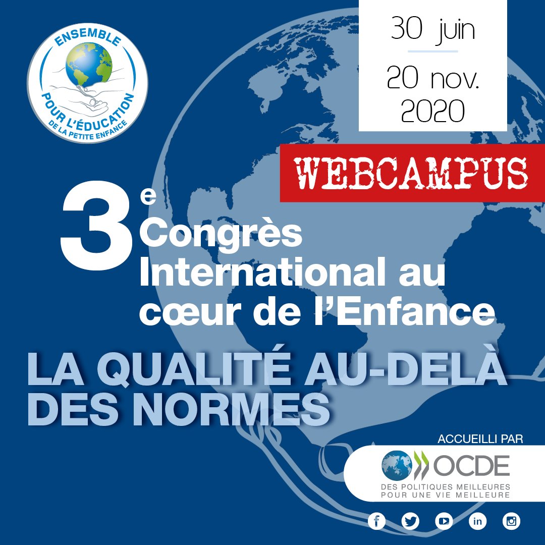 EDU_ENSEMBLE's tweet photo. Webcampus - 3ème congrès au ❤ de l'enfance - présence exclusif de @AdrienTaquet du @MinSoliSante  le 30 juin prochain #congres #webcampus #wecanforchild #ensemble4quality Et vous ? inscription ici👉 https://t.co/eIDbZYNk7m https://t.co/Fswp7CkC3F