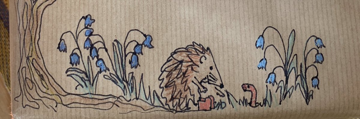 I went to a different Post Office today. The lady looked at my parcels and shouted 'Ooh it's the hedgehog lady! '
'erm, sorry?'
'I've heard stories about a lady in Warwickshire who draws hedgehogs and things on her parcels..but I thought you weren't real.'

Nope..I really exist..