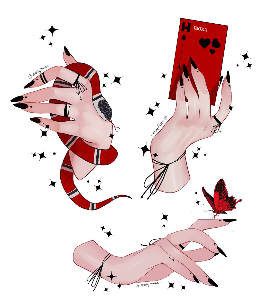 zeebythesea_'s tweet photo. Red 💄
#handstutorial #hands #arttips #hisoka #art #drawing https://t.co/GNUblTupcl