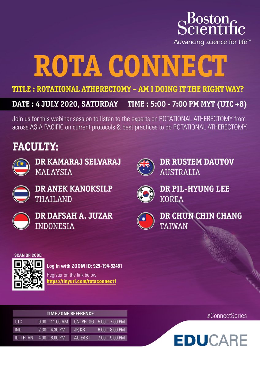 EDUCARE (@bsceducare) on Twitter photo Join us on an interesting webinar session on #RotationalAtherectomy with experts from across Asia Pacific. Click here to register: virtualtraininginstitute.com/vti/live-event…
<a href="/djuzar/">Dafsah A. Juzar</a> <a href="/dautov_MD/">Rustem Dautov</a>
#VTIWebinars #CardioTwitter #Cardiology Join us on an interesting webinar session on #RotationalAtherectomy with experts from across Asia Pacific. Click here to register: virtualtraininginstitute.com/vti/live-event…
<a href="/djuzar/">Dafsah A. Juzar</a> <a href="/dautov_MD/">Rustem Dautov</a>
#VTIWebinars #CardioTwitter #Cardiology