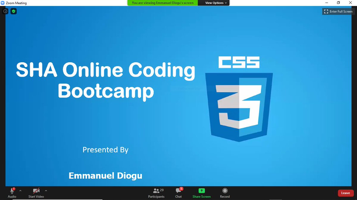 WAAW_Foundation's tweet photo. Participants are learning the fundamentals of the latest CSS style sheet language and how to use CSS to control the style of a web document in a simple and easy way.

#waawfoundation #shehacksAfrica #CSS #technology #coding #entrepreneurship #onlinebootcamp https://t.co/DPR2hCEYN5