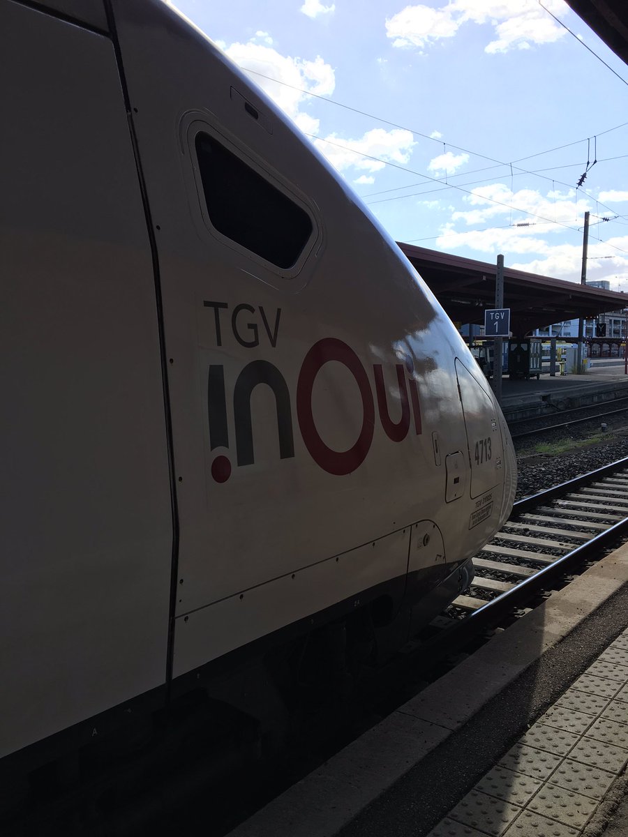 Confirmation of our speed courtesy of  @TGVINOUI WiFi portal. At these speeds it doesn’t take long before we arrive at  #Strasbourg   