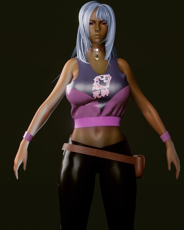 AngelofGroove's tweet photo. First attempt at a fully realised character. Learnt a few lessons like have a solid concept otherwise you get to a point and spin your wheels. More designs and concepts coming up. #blender #3dmodeling

#8bitcore @8bitcore https://t.co/tN37Uxxbl4