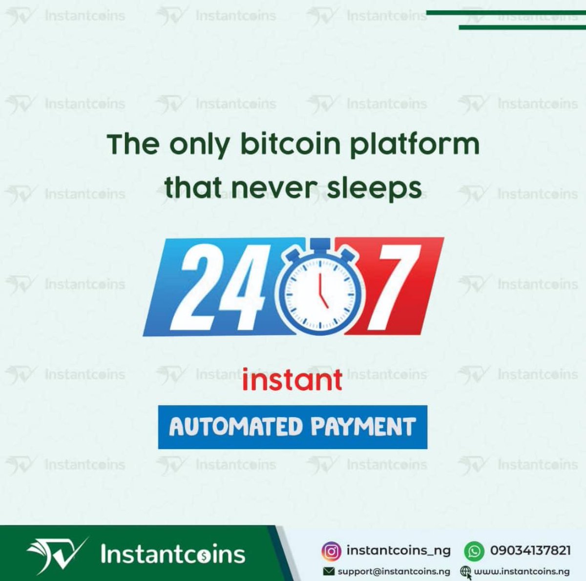 LisaMelz's tweet photo. Need money now?
Bring your BTC for instant payment at #Instantcoins
The only BTC platform that never sleeps 24/7 ✅
We trade BTC & convert it to Naira 🤝
Buying & selling rate for cryptocurrencies 🤝
Register here https://t.co/WglzlqRhMq https://t.co/JGyX84WLah