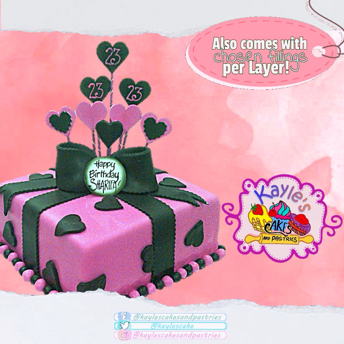 kaylescake's tweet photo. Contact us now so we can ⒸⓇⒺⒶⓉⒺ ⓎⓄⓊⓇ ⓈⓌⒺⒺⓉ ⓈⓉⓎⓁⒺ ⓄⒻ ⓅⒺⓇⒻⒺⒸⓉⒾⓄⓃ ⒻⓄⓇ ⒶⓁⓁ ⓄⒸⒸⒶⓈⒾⓄⓃ!✨💕

#Kayle'sCakesAndPastries
#CustomizedCakes⠀
#DesignCakes
#ThemedCakes 
#FondantCakes⠀
#Boiled-IcingCakes
#Pink-ThemedCakes https://t.co/F8OrVPsPtc