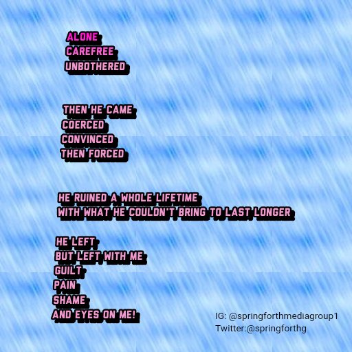 SpringforthG's tweet image. #rape
#saynotorape
#fightagainstrape
#protectingourdignity
#alwaysandforever