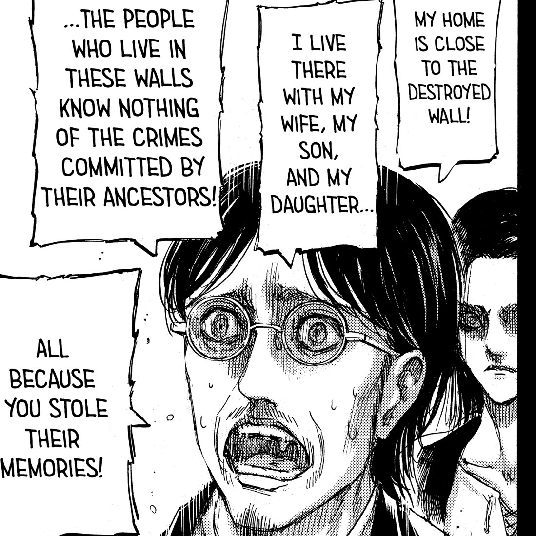 Grisha referred to Mikasa as his daughter, cool detail I guess