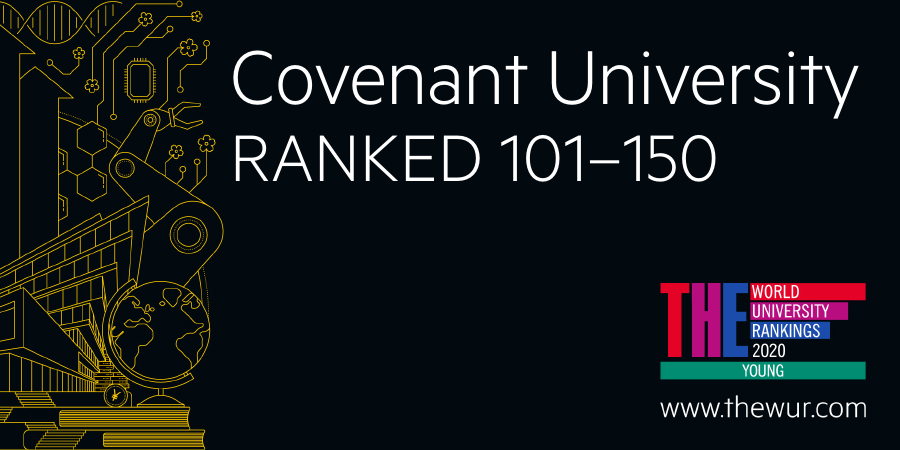 Atayero's tweet image. Covenant Emerges Top150 at THE Young University Rankings!