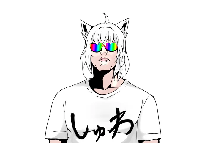 アーノルド・シュワルツェネッガーだった頃の白上フブキ
#絵フブキ 