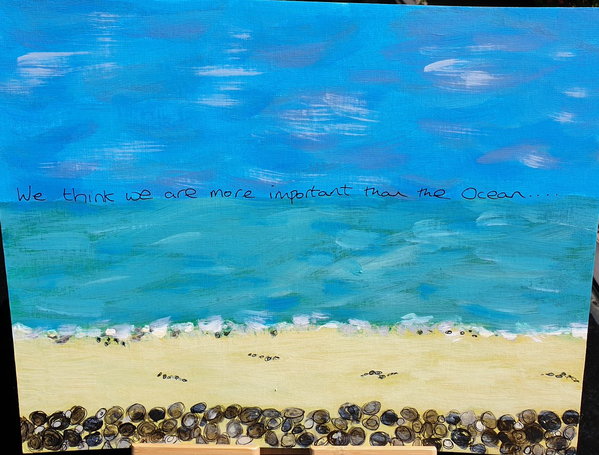 We think we are more important than the ocean. #connected #lovewhereyoulive