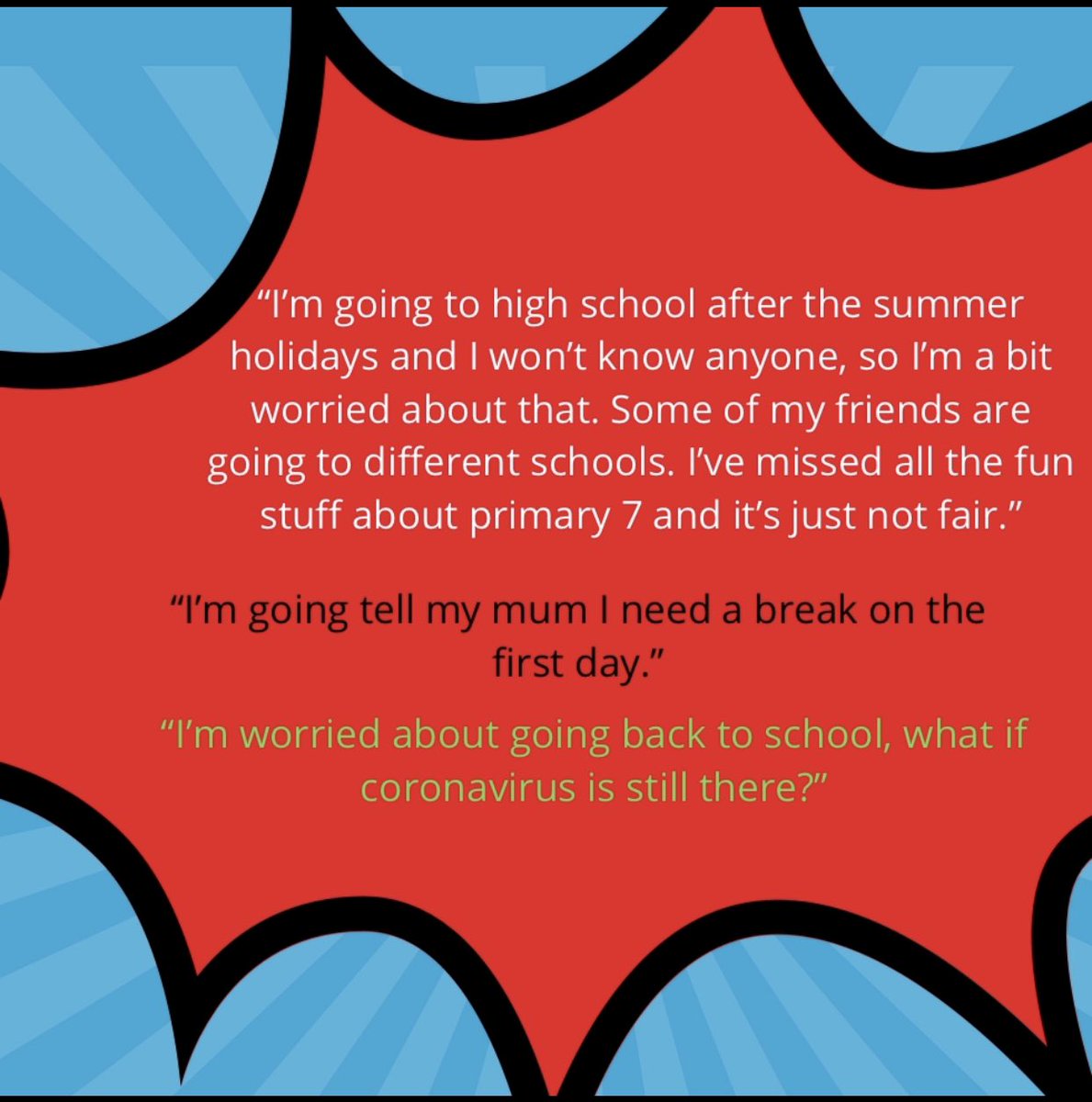Although even Superheroes get anxious.Going back to school after lockdown was worrying for some children.  #primarytosecondaryschool  #education  #mentalhealth