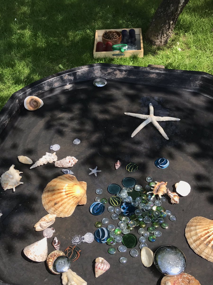 MoltonPrimary's tweet photo. The Robins and Penguins have a shady, watery afternoon planned! Look what Mrs Marchant has got ready... https://t.co/g7YmlR1nTY