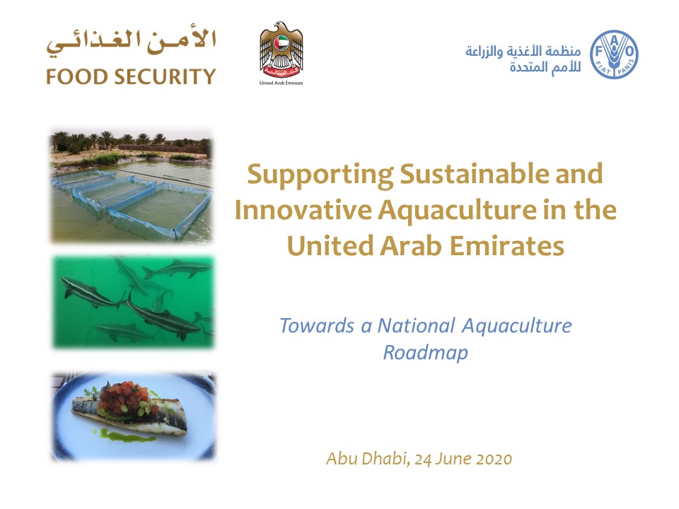 Lionel Dabbadie On Twitter Today Was The Official Launching Of The Faofish Project Supporting Sustainable And Innovative Aquaculture In The United Arab Emirates With He Mariammalmheiri And Dino Francescutti Faoinuae Sub Regional Coordinator