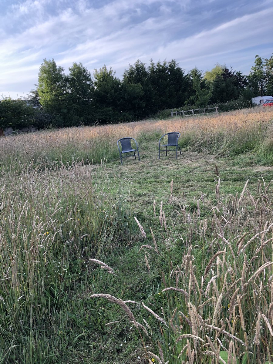ThreeAcresBnB's tweet photo. As well as reconfigured totally self contained accommodation you can relax &amp; enjoy my 2.5  Acre field with plenty of room to #sociallydistance I have been busy mowing spaces with chairs and tables for you to chill &amp; listen to #birdsong ! #CountryHouse #BnB https://t.co/i57gExOxQ3