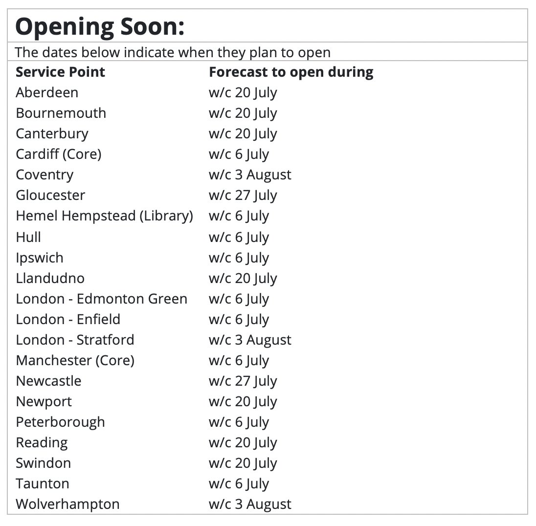 UKVisaPartners's tweet photo. Visa Service Points are opening up the booking system in date order starting with people who registered with UKVCAS before the ❗27th March❗ but did not have an appointment. They are working based on registration dates ❗starting with the earliest registrations first❗

#ukvisa https://t.co/khXOGIvw8n