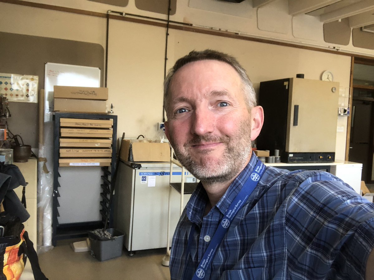 CliveBGS's tweet photo. Back in the lab again today at @BritGeoSurvey in Keyworth #BGSatWork #StaySafe https://t.co/UrhigqzP9v