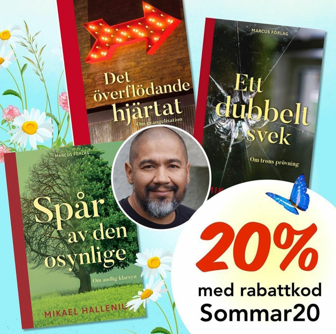 HalleniusMikael's tweet image. Du har väl inte missat att @marcusforlag har ett fantastiskt sommarerbjudande? Nu kan du köpa min trilogi om tro till rabbaterat pris. 
Beställning sker via förlagets hemsida. 
#spåravdenosynlige #detöverflödandehjärtat #ettdubbeltsvek #marcusförlag #skriva #böcker