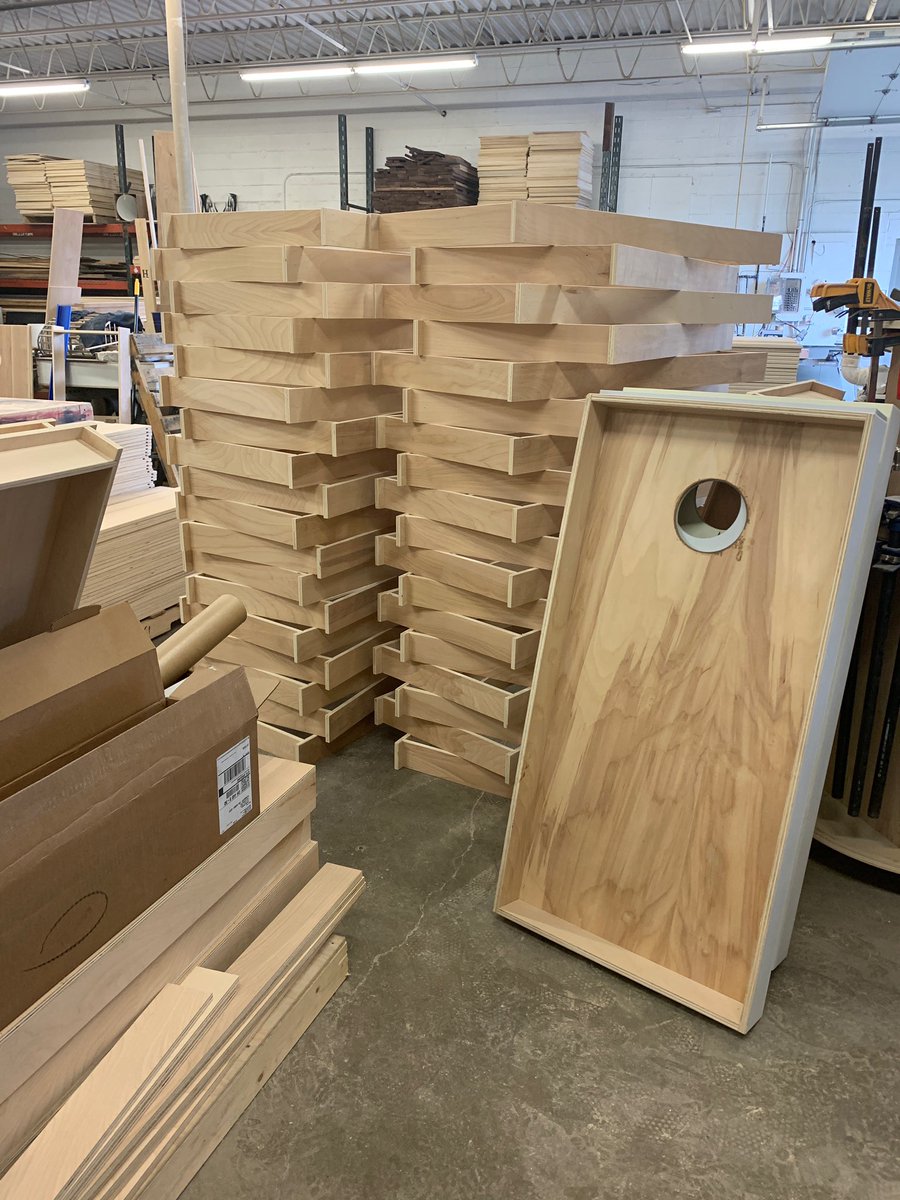 woodthingamajig's tweet photo. Stacking up cornhole, getting ready for the long Fourth of July weekend. New designs coming soon!
#outdoorgames #clevelandcornhole #cornholetournament #usacornhole #americancornhole #cle #clevelandsports #cornholeboards #madeincle #ohiomade #cornhole #cornholechamps #cornhole https://t.co/WVZZRQEzD4