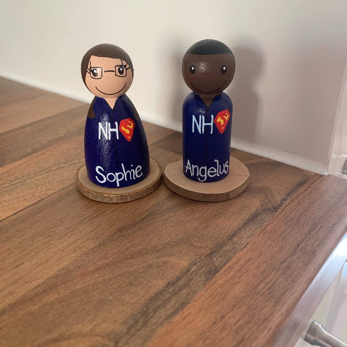 A lady made these for my Daughter and her husband both Nurses in the NHS