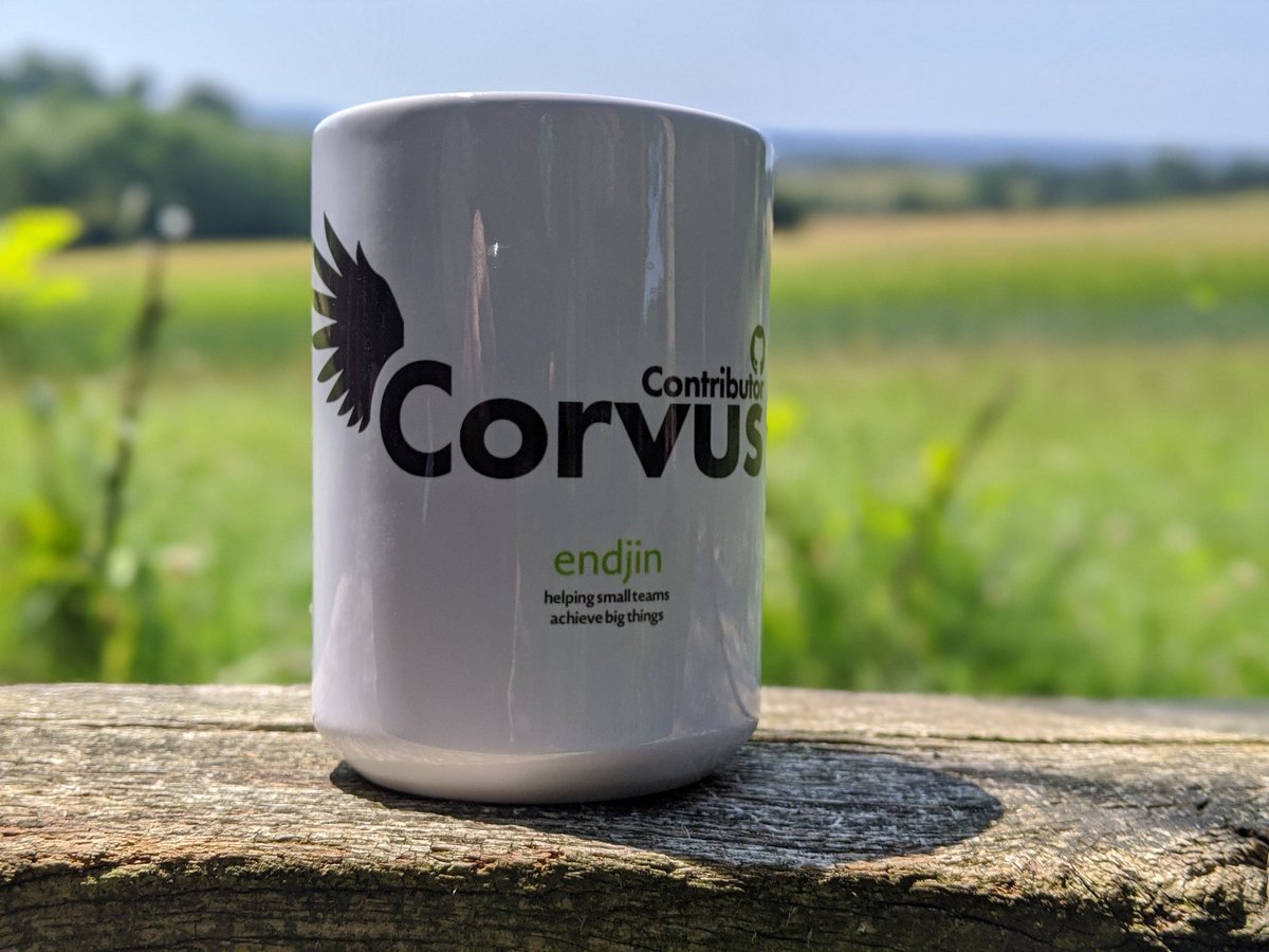 And  @ythos has been making some nice small gestures by shipping contributors to our Corvus OSS project special mugs - much cherished internally!