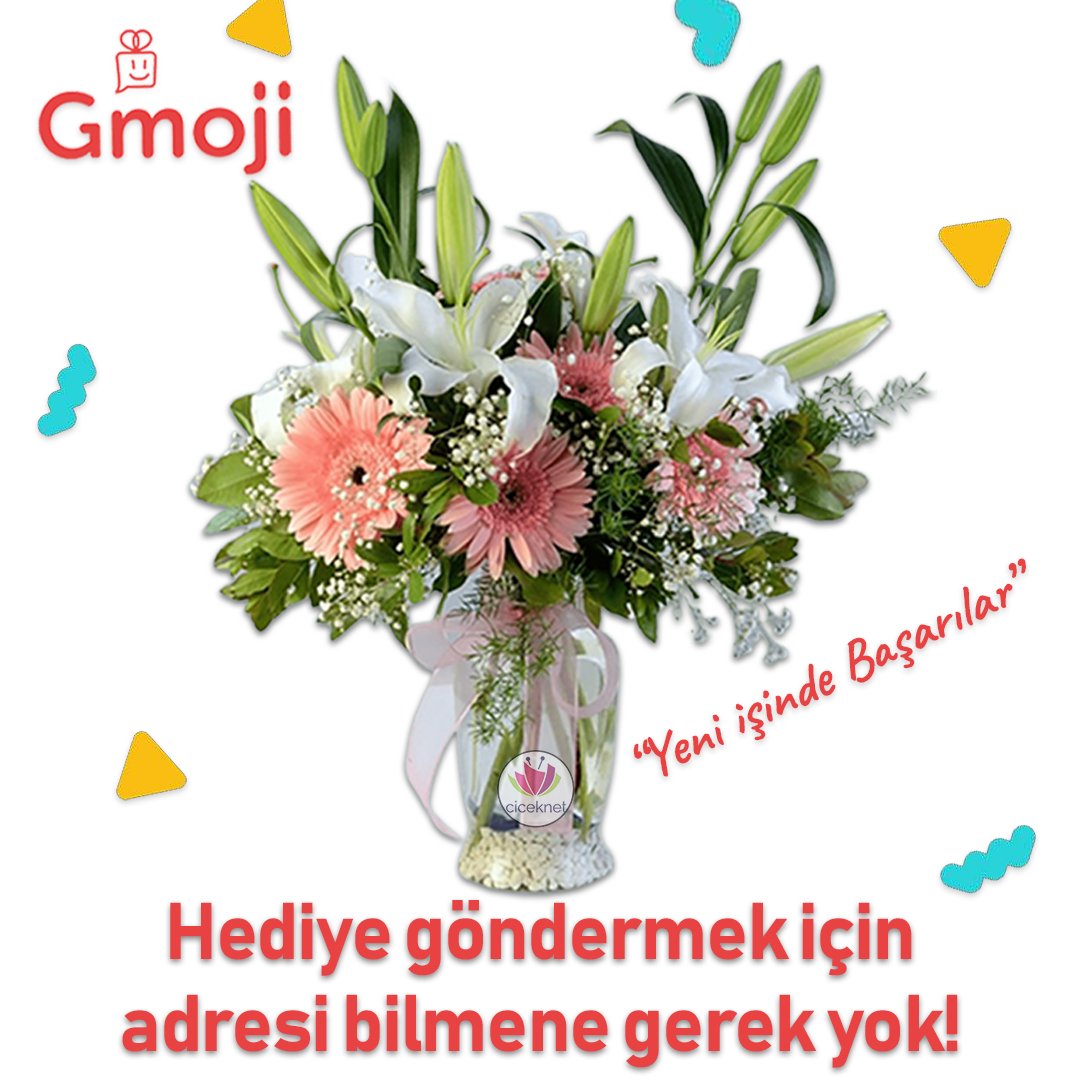 GmojiTurkey's tweet photo. Arkadaşına yeni işi için çiçek göndermek istiyorsun ancak ofis adresini bilmiyor musun? Seçtiğin çiçeği, Gmoji ile satın aldıktan sonra arkadaşına herhangi bir sohbet uygulamasından(whatsapp vb.) resimli link olarak gönder. Hediyeyi alabilmesi için Gmoji’yi indirmesine gerek yok! https://t.co/CpBsfOkNoj
