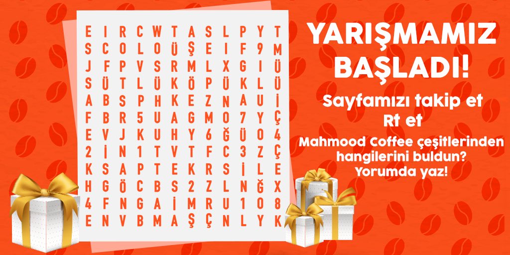 MahmoodCoffeeTR's tweet photo. Yarışmanın en eğlenceli hali başlıyoor!🎉
🌸@mahmoodcoffeetr sayfamızı takip et,
🌸Görseli rt et,
🌸Görselde gördüğün Mahmood Coffee çeşitlerini yorumda yazarak 1 arkadaşını etiketle!
Leziz Mahmood Coffee Seti kazanma şansını yakalayan 5 kişiden biri sen ol!🧡
İyi şanslar🌿 https://t.co/4PUoaoYBPC