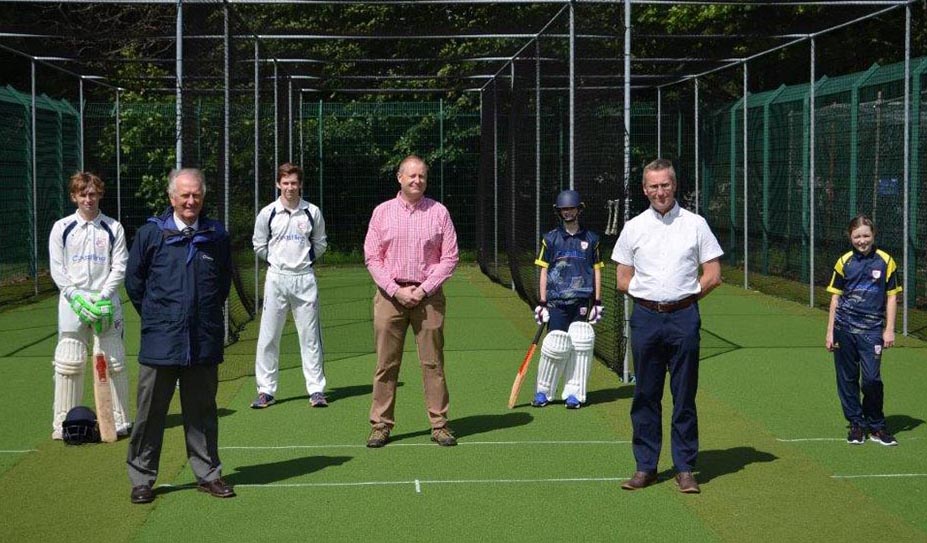 Viridor Credits grant enables Plympton to complete net refurbishment project + 'They were last refurbished 20 years ago and were rapidly approaching the end of their life' - Jon Goulder  devoncricket.co.uk/page.php?Id=46…