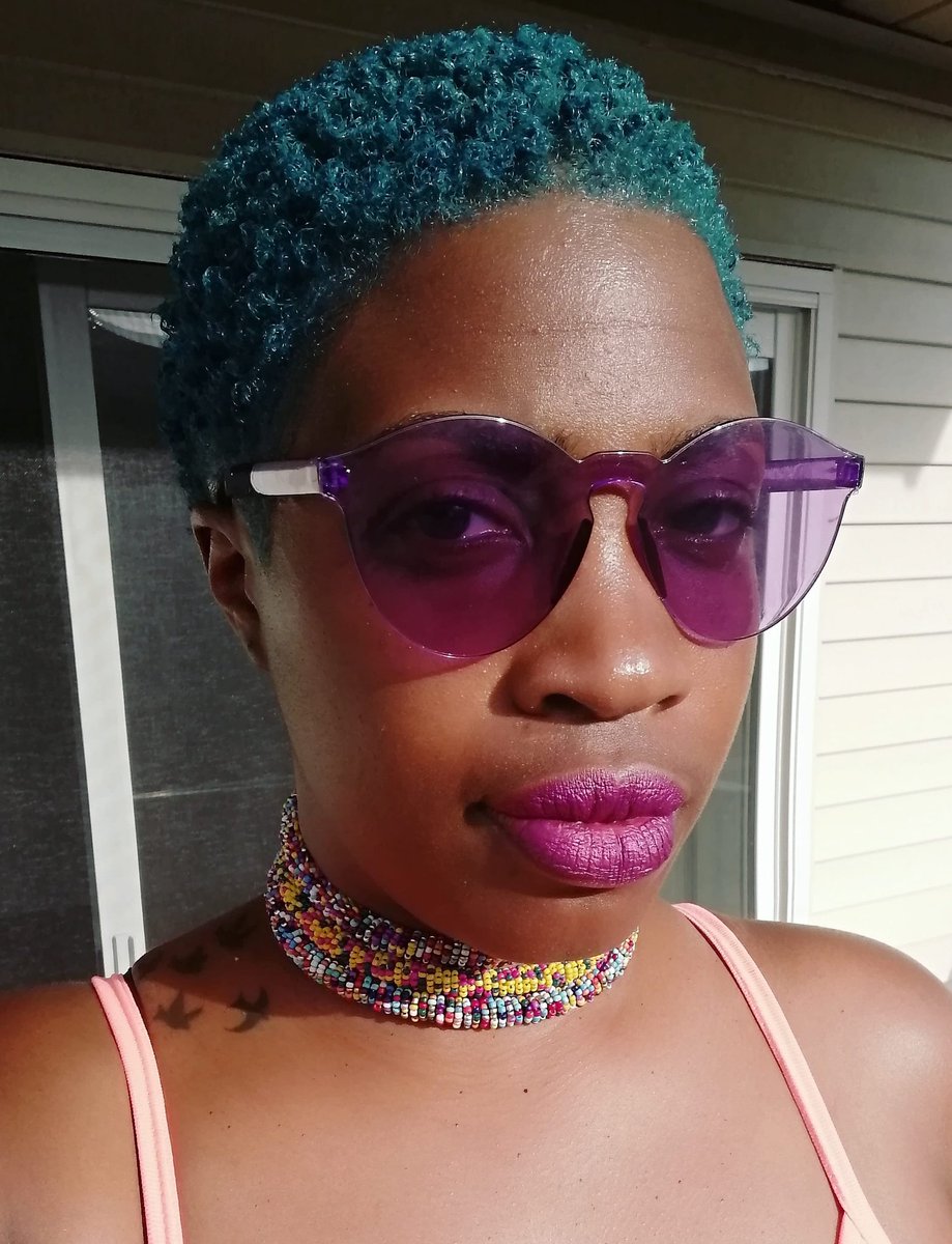 I can't think of anyone whose appearance is more policed than black women.

This is who I am. Bright, colorful, and full of life.

I live for summer because I don't feel pressure to fake it!